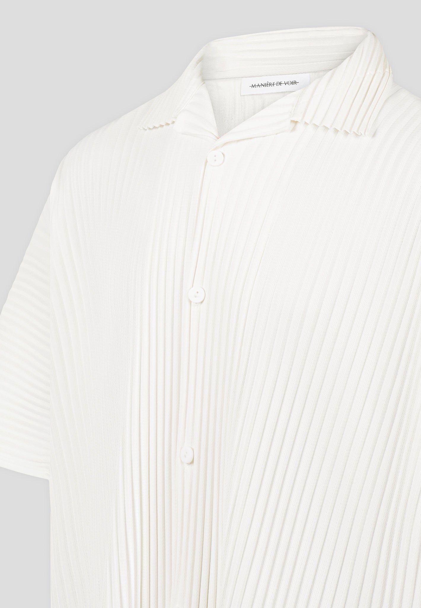 Pleated Shirt - Off White